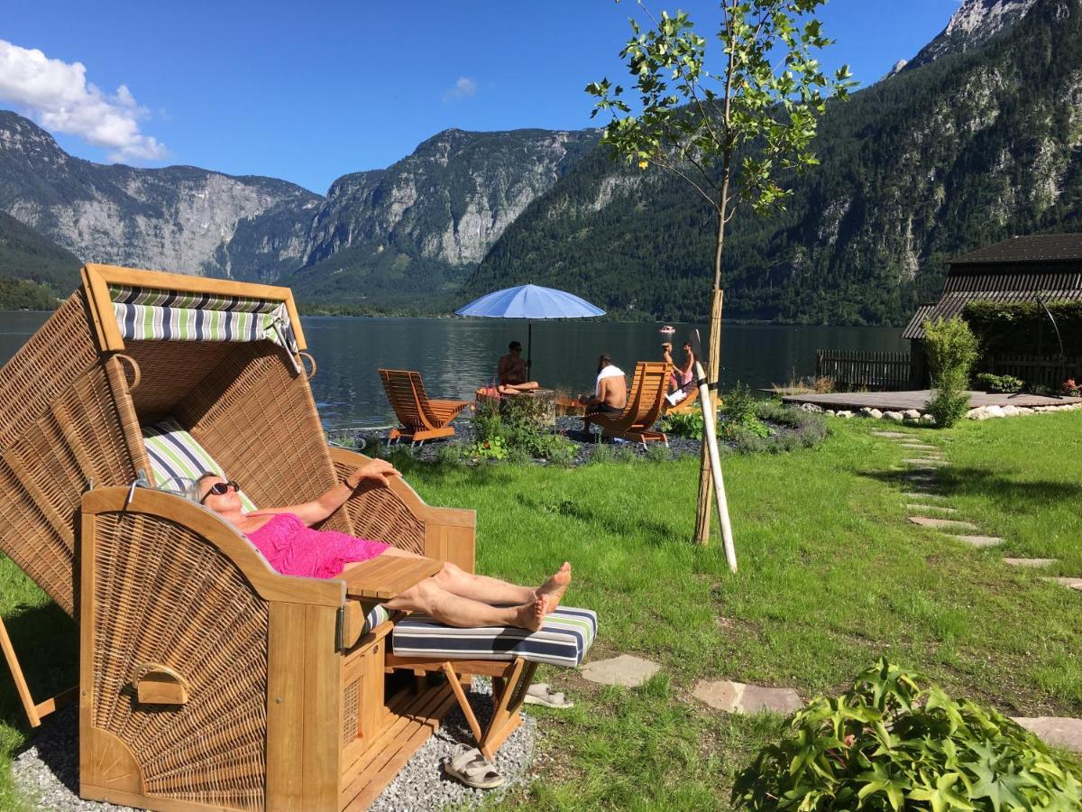 Glueck Am See - Apartment Mit Seezugang Hallstatt Exterior foto